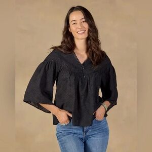 Sundance Aphra Swing Blouse Boho Elegant Chic Size S NWT